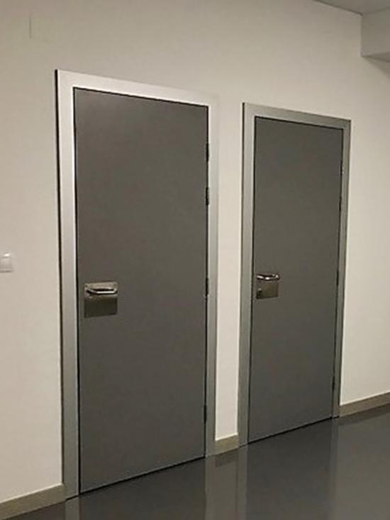 Puertas emplomadas para Hospital. Sala Rayos X